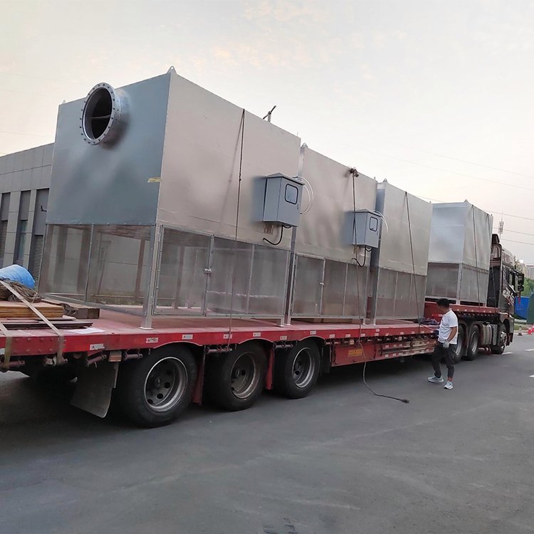 鋼鐵廠高爐鼓風(fēng)機(jī)入口自潔式空氣過(guò)濾器